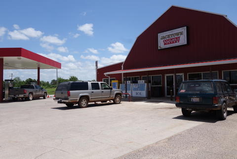 Gas station in the middle of nowhere. 