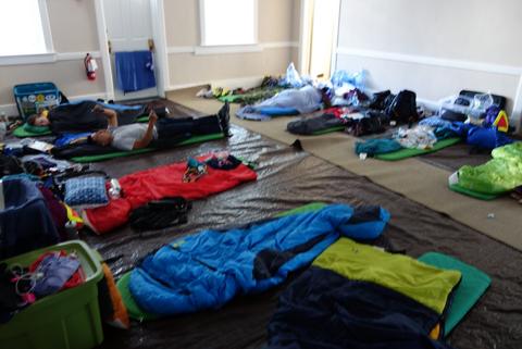 Sleeping bags galore!