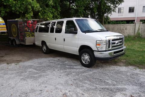 Van all ready to go. 