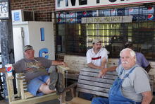 Retired folks on the liars bench