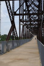 Bridge by the Clinton presidential library