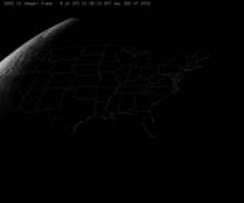 The US, as seen by GOES-East